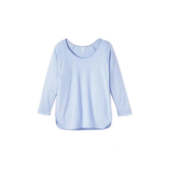 LAKE Pajamas Other - LAKE Pajamas top only Pima Cotton Long Sleeve in Hydrangea Sz Small